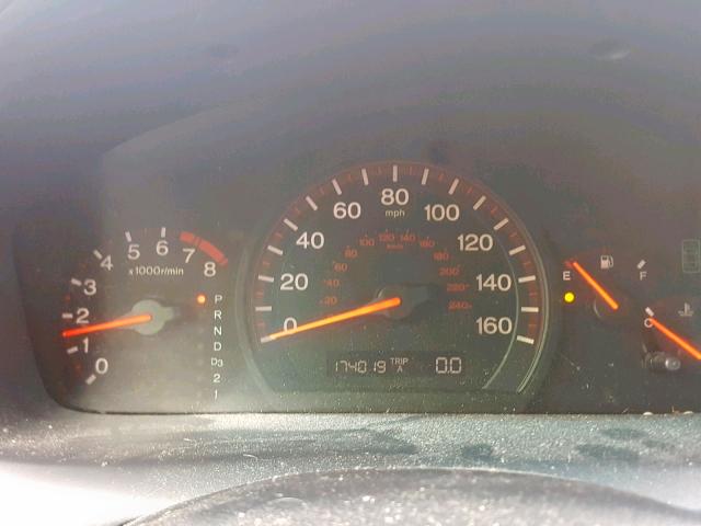 1HGCM72624A003219 - 2004 HONDA ACCORD EX BLACK photo 8