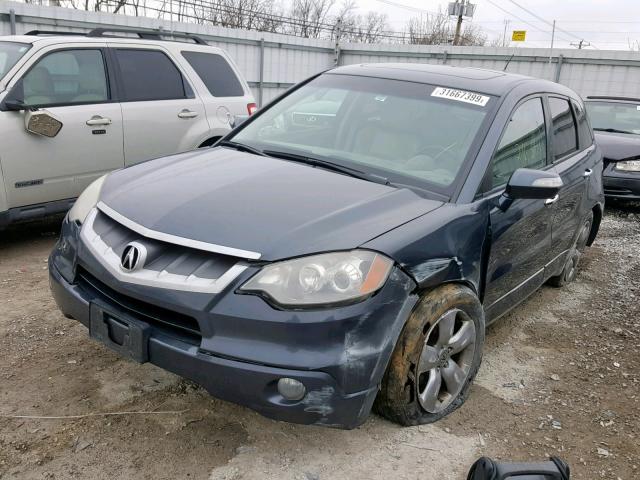 5J8TB18547A010002 - 2007 ACURA RDX TECHNO GRAY photo 2