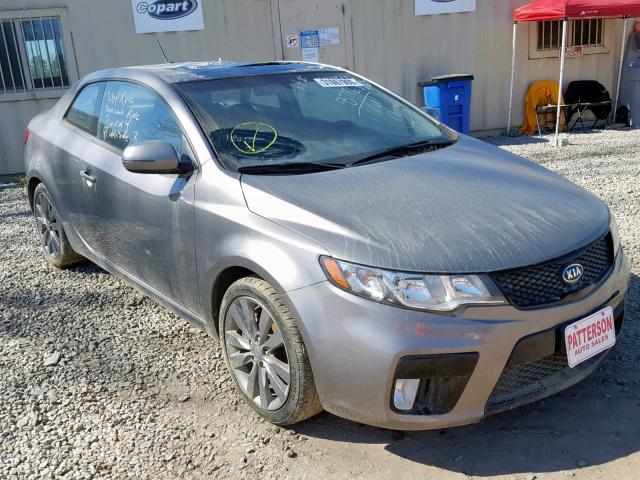 KNAFW6A32C5642227 - 2012 KIA FORTE SX GRAY photo 1