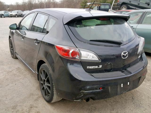 JM1BL1H63A1201594 - 2010 MAZDA 3 S BLACK photo 3