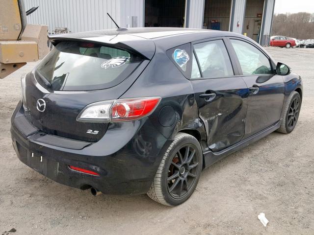 JM1BL1H63A1201594 - 2010 MAZDA 3 S BLACK photo 4