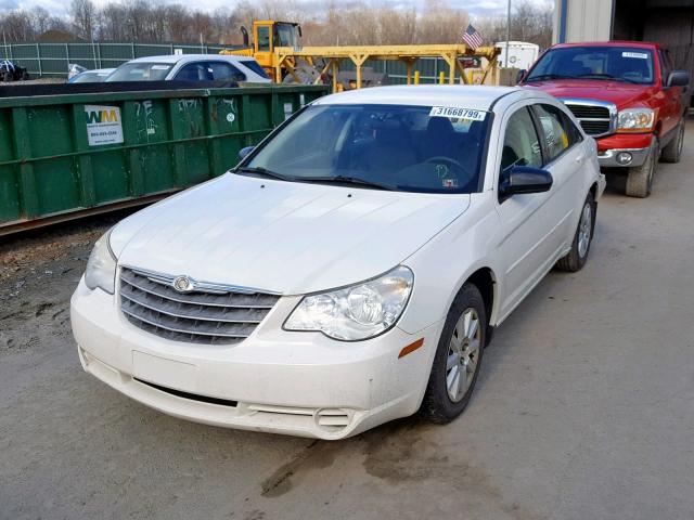 1C3LC46J98N204245 - 2008 CHRYSLER SEBRING LX WHITE photo 2