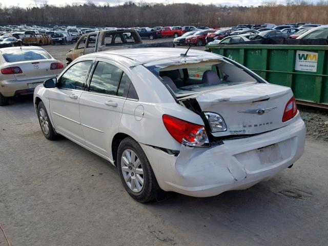 1C3LC46J98N204245 - 2008 CHRYSLER SEBRING LX WHITE photo 3