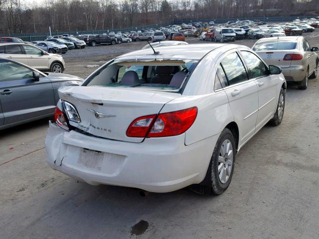 1C3LC46J98N204245 - 2008 CHRYSLER SEBRING LX WHITE photo 4