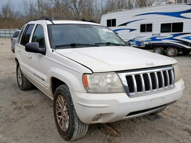 1J4GW58N84C370430 - 2004 JEEP GRAND CHER WHITE photo 1