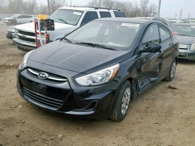 KMHCT4AE1GU947925 - 2016 HYUNDAI ACCENT SE BLACK photo 2