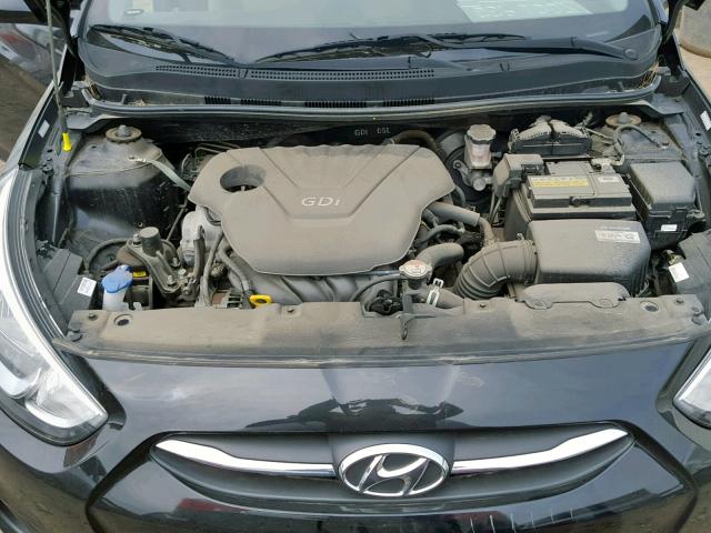 KMHCT4AE1GU947925 - 2016 HYUNDAI ACCENT SE BLACK photo 7