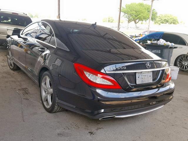 WDDLJ7DB2EA128259 - 2014 MERCEDES-BENZ CLS 550 BLACK photo 3