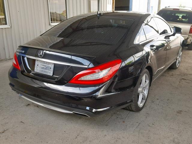 WDDLJ7DB2EA128259 - 2014 MERCEDES-BENZ CLS 550 BLACK photo 4