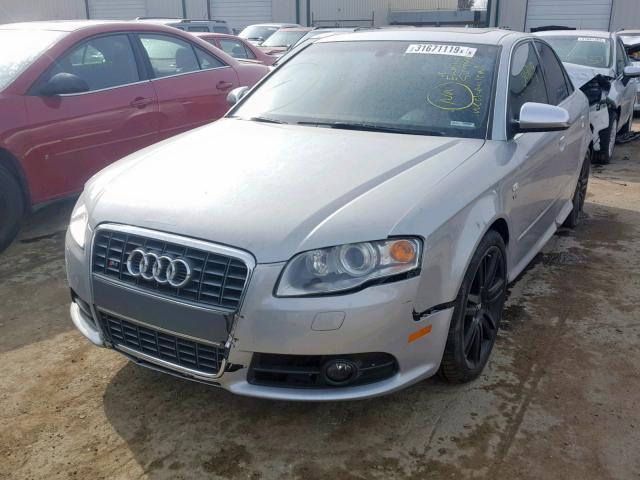 WAUGL78E47A106404 - 2007 AUDI NEW S4 QUA SILVER photo 2