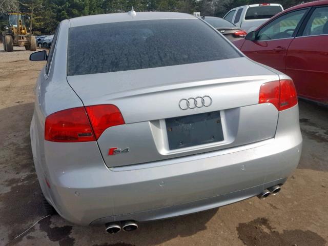 WAUGL78E47A106404 - 2007 AUDI NEW S4 QUA SILVER photo 9