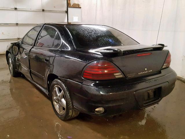 1G2NF52FX3C156430 - 2003 PONTIAC GRAND AM S BLACK photo 3