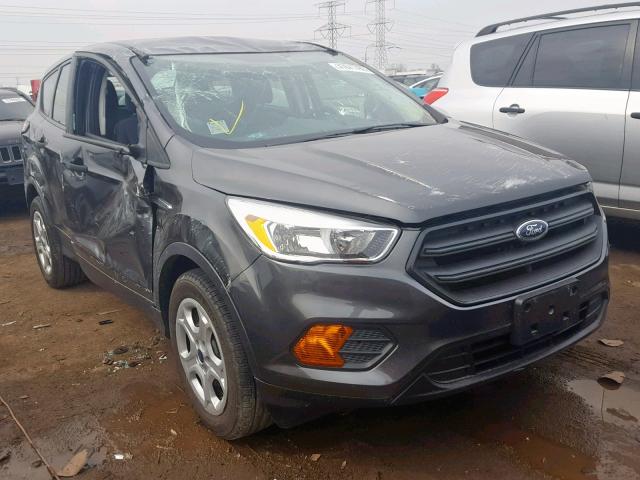 1FMCU0F79HUE13671 - 2017 FORD ESCAPE S GRAY photo 1