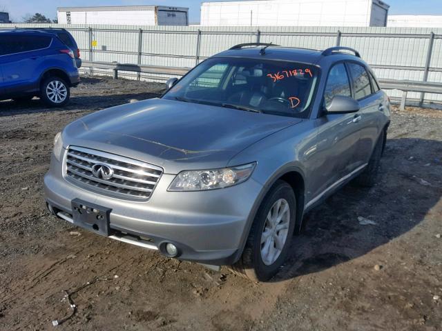 JNRAS08W66X208603 - 2006 INFINITI FX35 GRAY photo 2