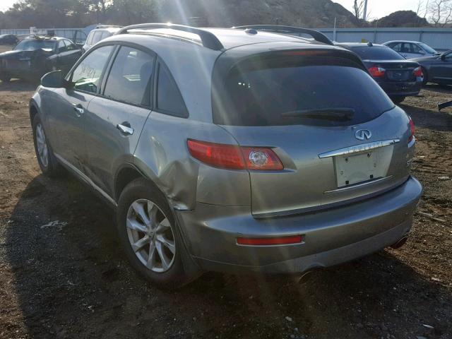 JNRAS08W66X208603 - 2006 INFINITI FX35 GRAY photo 3