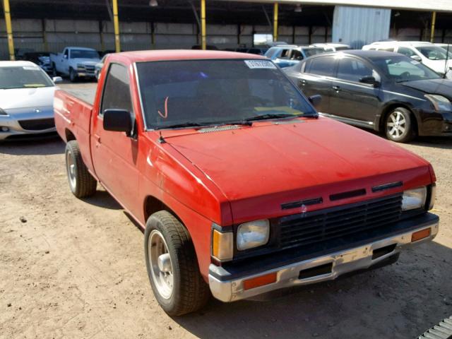 1N6SD11S9LC316161 - 1990 NISSAN D21 SHORT RED photo 1