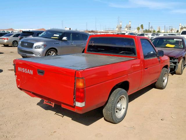 1N6SD11S9LC316161 - 1990 NISSAN D21 SHORT RED photo 4