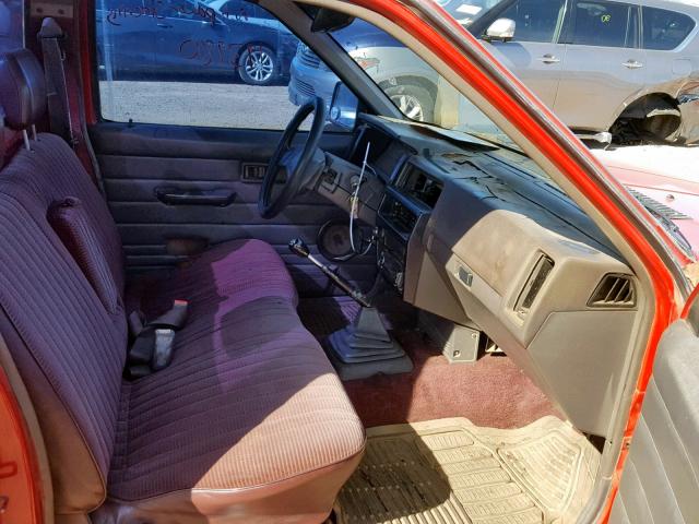1N6SD11S9LC316161 - 1990 NISSAN D21 SHORT RED photo 5