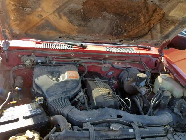 1N6SD11S9LC316161 - 1990 NISSAN D21 SHORT RED photo 7