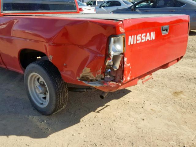 1N6SD11S9LC316161 - 1990 NISSAN D21 SHORT RED photo 9