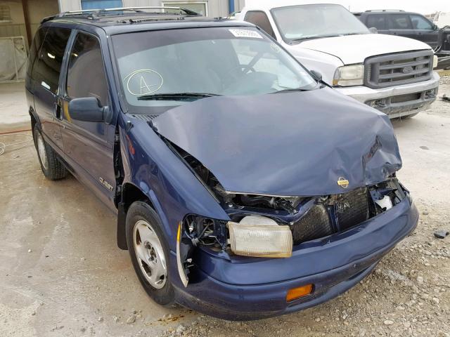 4N2DN11W7SD834898 - 1995 NISSAN QUEST XE BLUE photo 1