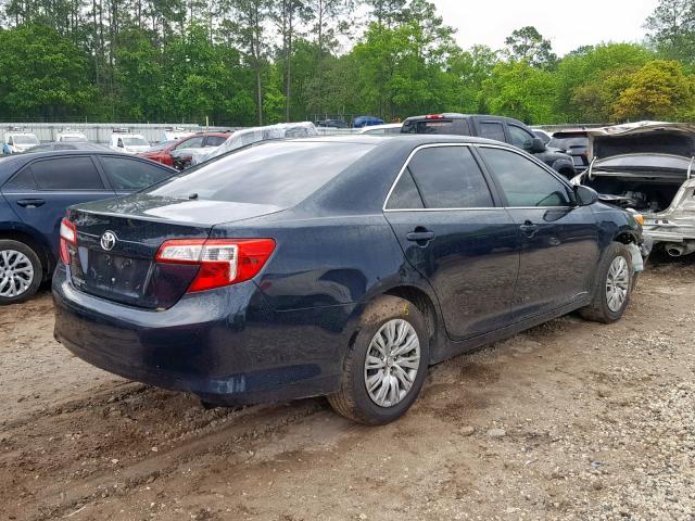 4T1BF1FKXEU863552 - 2014 TOYOTA CAMRY L BLUE photo 4