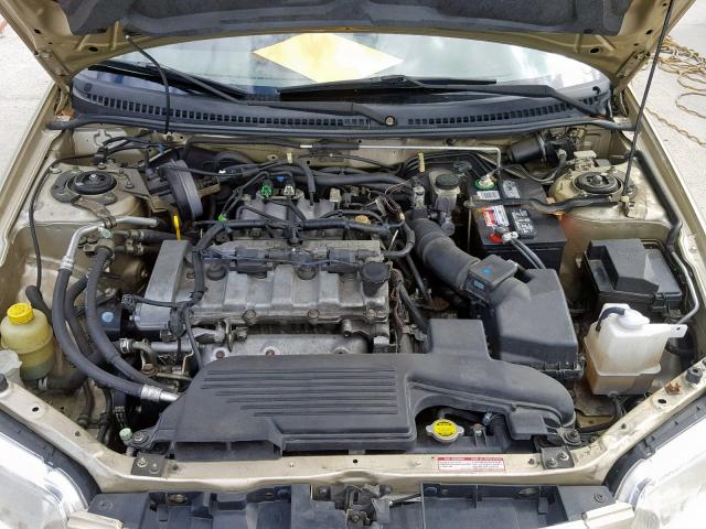 JM1BJ225320516530 - 2002 MAZDA PROTEGE DX GOLD photo 7