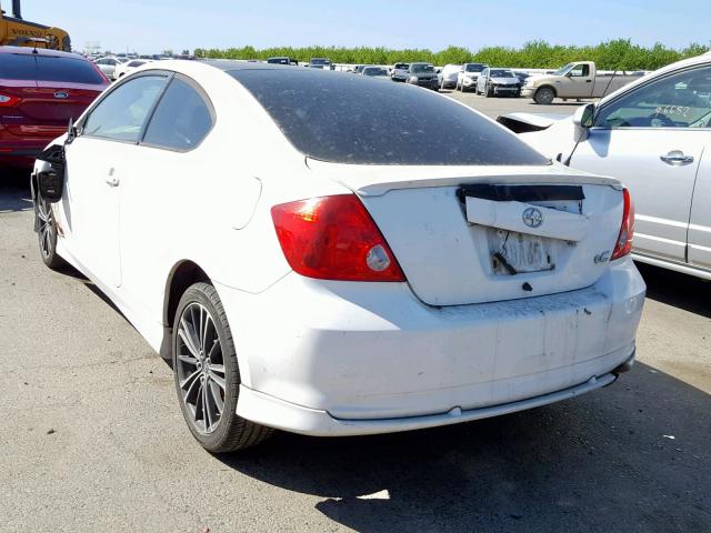 JTKDE177650037436 - 2005 TOYOTA SCION TC WHITE photo 3
