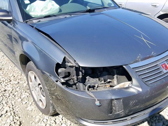 1G8AJ52F35Z103345 - 2005 SATURN ION LEVEL GRAY photo 9
