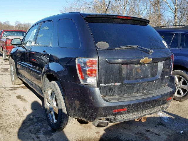 2CNDL037X86331958 - 2008 CHEVROLET EQUINOX SP BLACK photo 3