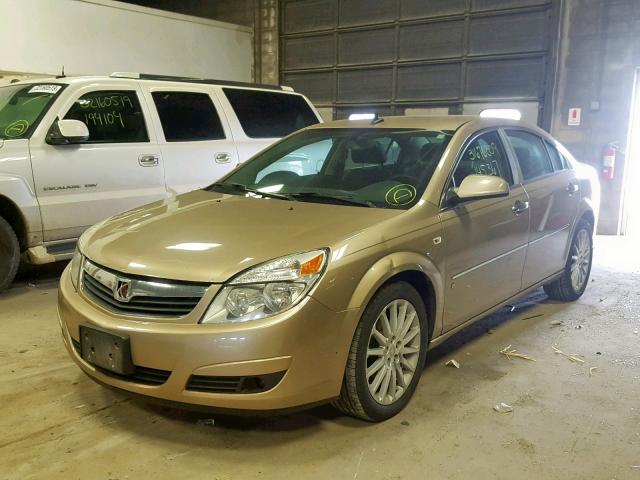 1G8ZV577X7F188200 - 2007 SATURN AURA XR GOLD photo 2