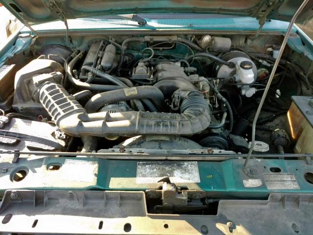 1FTCR10U0NTA56053 - 1992 FORD RANGER GREEN photo 7