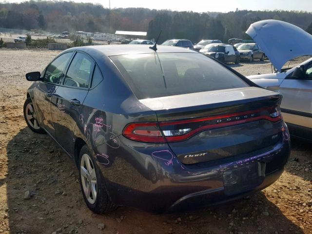 1C3CDFBB4FD222453 - 2015 DODGE DART SXT CHARCOAL photo 3