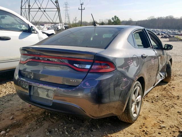 1C3CDFBB4FD222453 - 2015 DODGE DART SXT CHARCOAL photo 4