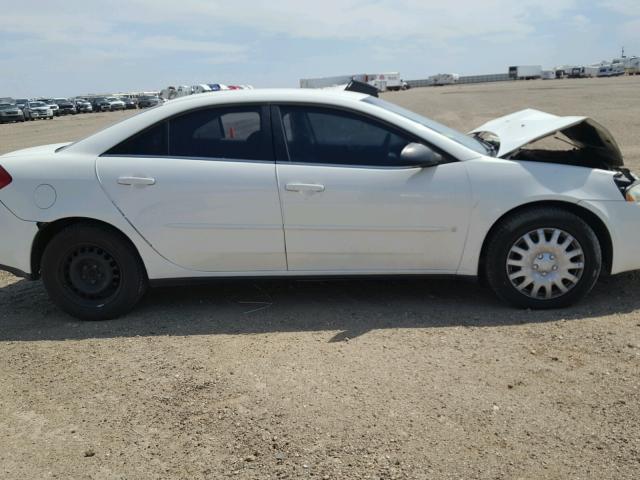 1G2ZF58B874146548 - 2007 PONTIAC G6 VALUE L WHITE photo 10