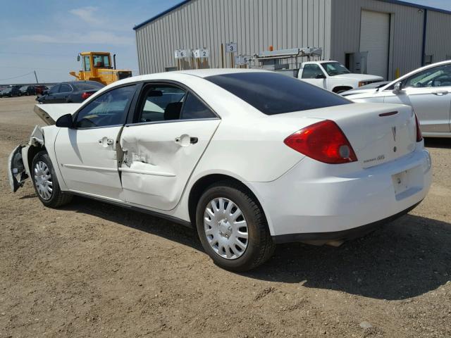 1G2ZF58B874146548 - 2007 PONTIAC G6 VALUE L WHITE photo 3