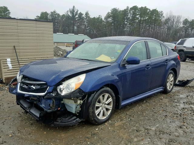 4S3BMBH63A3234134 - 2010 SUBARU LEGACY 2.5 BLUE photo 2