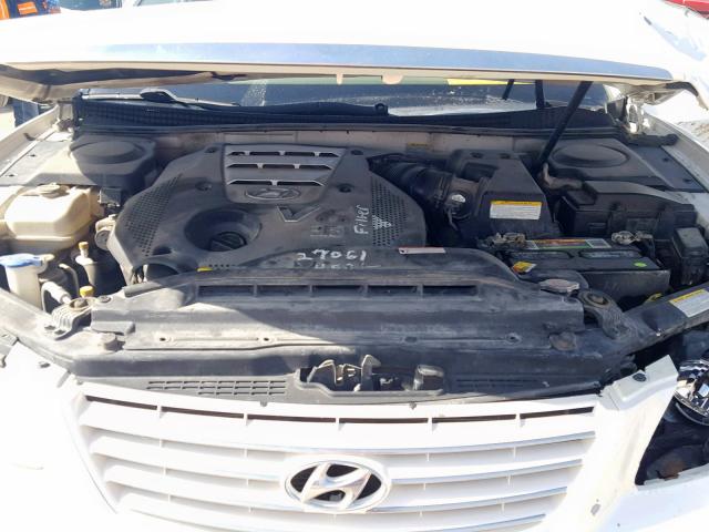 KMHFC46F07A182738 - 2007 HYUNDAI AZERA SE WHITE photo 7