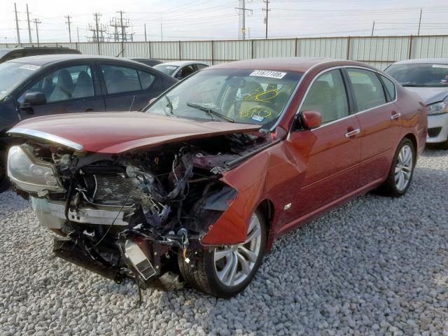 JNKAY01EX6M115244 - 2006 INFINITI M35 BASE RED photo 2