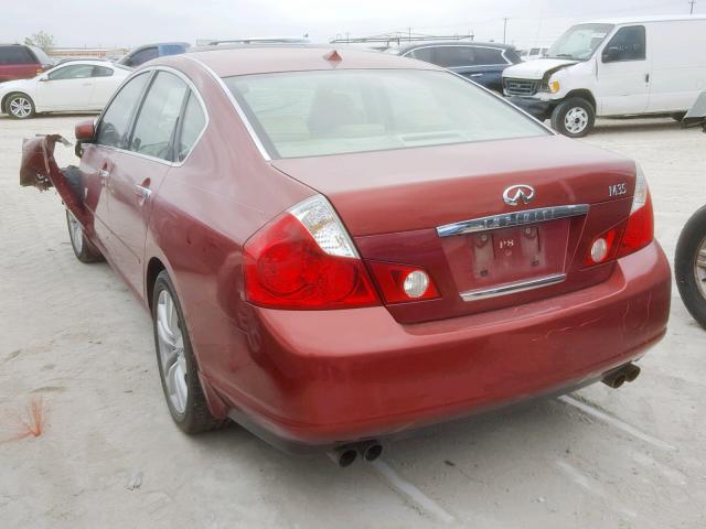 JNKAY01EX6M115244 - 2006 INFINITI M35 BASE RED photo 3