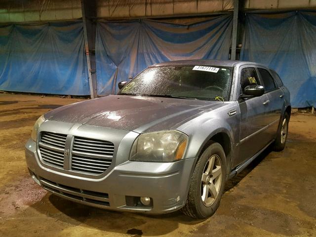 2D4FV47V87H619832 - 2007 DODGE MAGNUM SXT BLUE photo 2