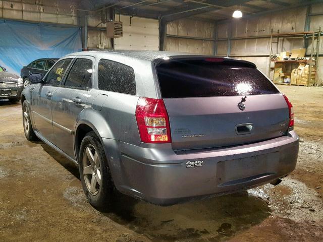 2D4FV47V87H619832 - 2007 DODGE MAGNUM SXT BLUE photo 3