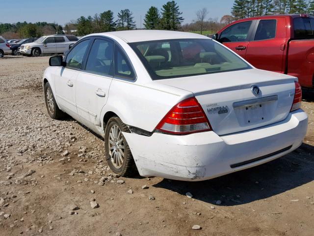 1MEFM43195G610597 - 2005 MERCURY MONTEGO PR 白色 照片 3