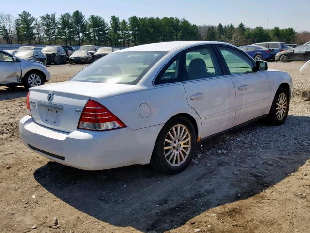 1MEFM43195G610597 - 2005 MERCURY MONTEGO PR 白色 照片 4