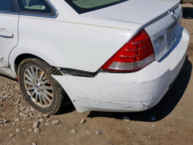 1MEFM43195G610597 - 2005 MERCURY MONTEGO PR 白色 照片 9