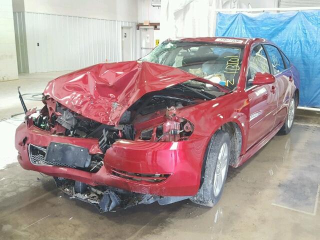 2G1WB5E30E1148920 - 2014 CHEVROLET IMPALA LIM RED photo 2