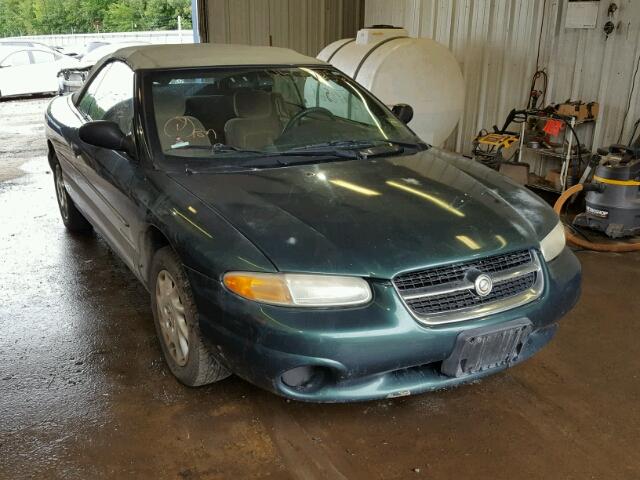 3C3EL45X9WT256132 - 1998 CHRYSLER SEBRING JX GREEN photo 1