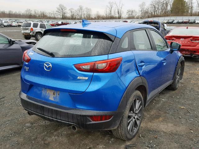 JM1DKFC77H0167670 - 2017 MAZDA CX-3 TOURI BLUE photo 4