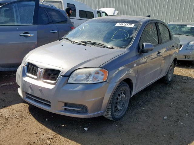 KL2TD55647B190530 - 2007 PONTIAC WAVE GRAY photo 2