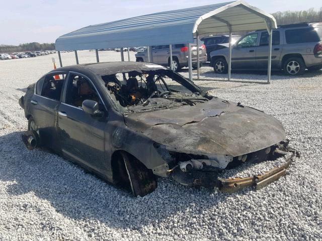 1HGCR2F87DA040511 - 2013 HONDA ACCORD EXL BURN photo 1